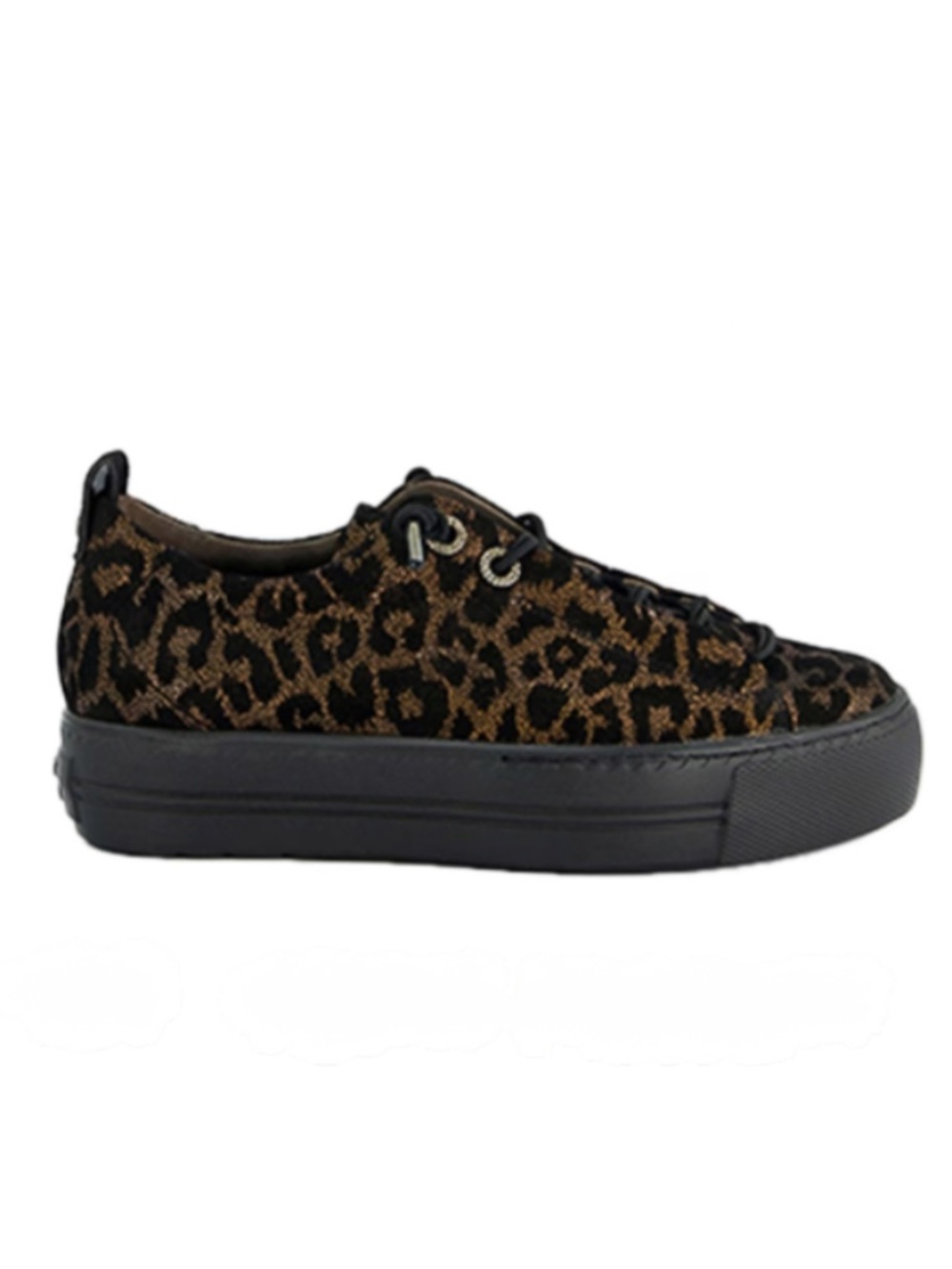 Animal print sneakers. Black soles.  US sizes Never worn
